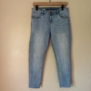 Kut from the Kloth Brigtte Light Blue Crop Skinny Jeans